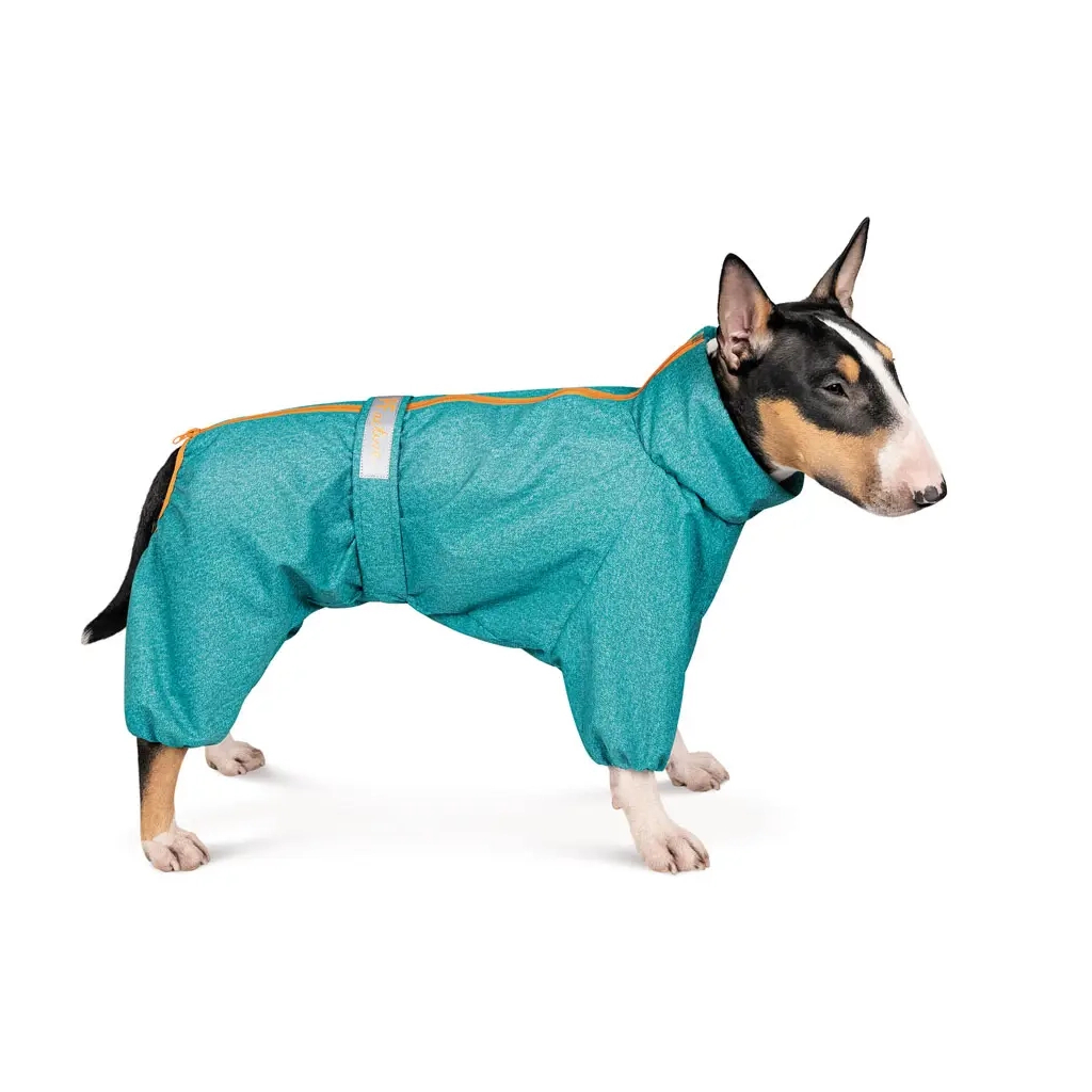 Комбінезон для тварин Pet Fashion "RAIN" для такс S (бірюзовий) (4823082425792) - зображення 1