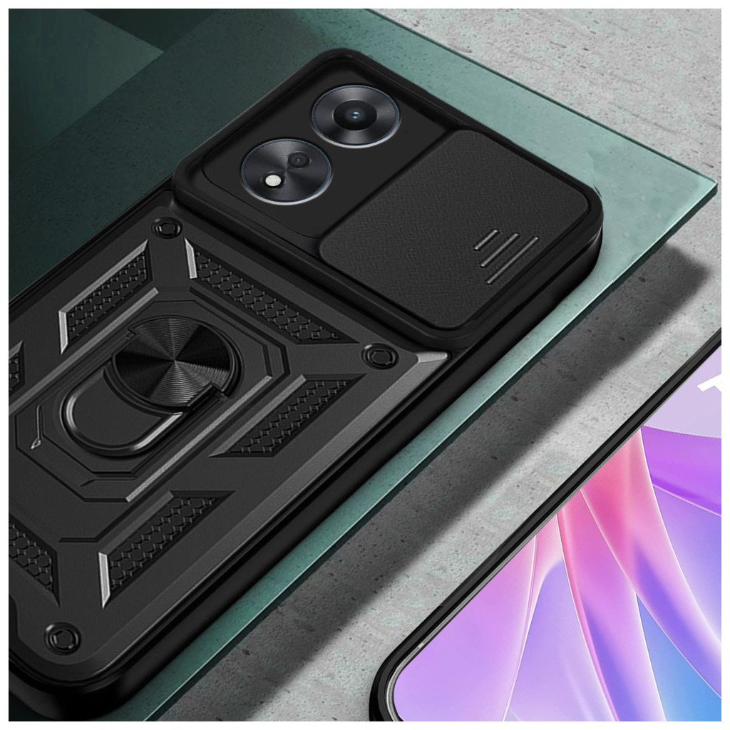 Чохол до мобільного телефона BeCover Military Oppo A78 4G Black (710711) - зображення 4