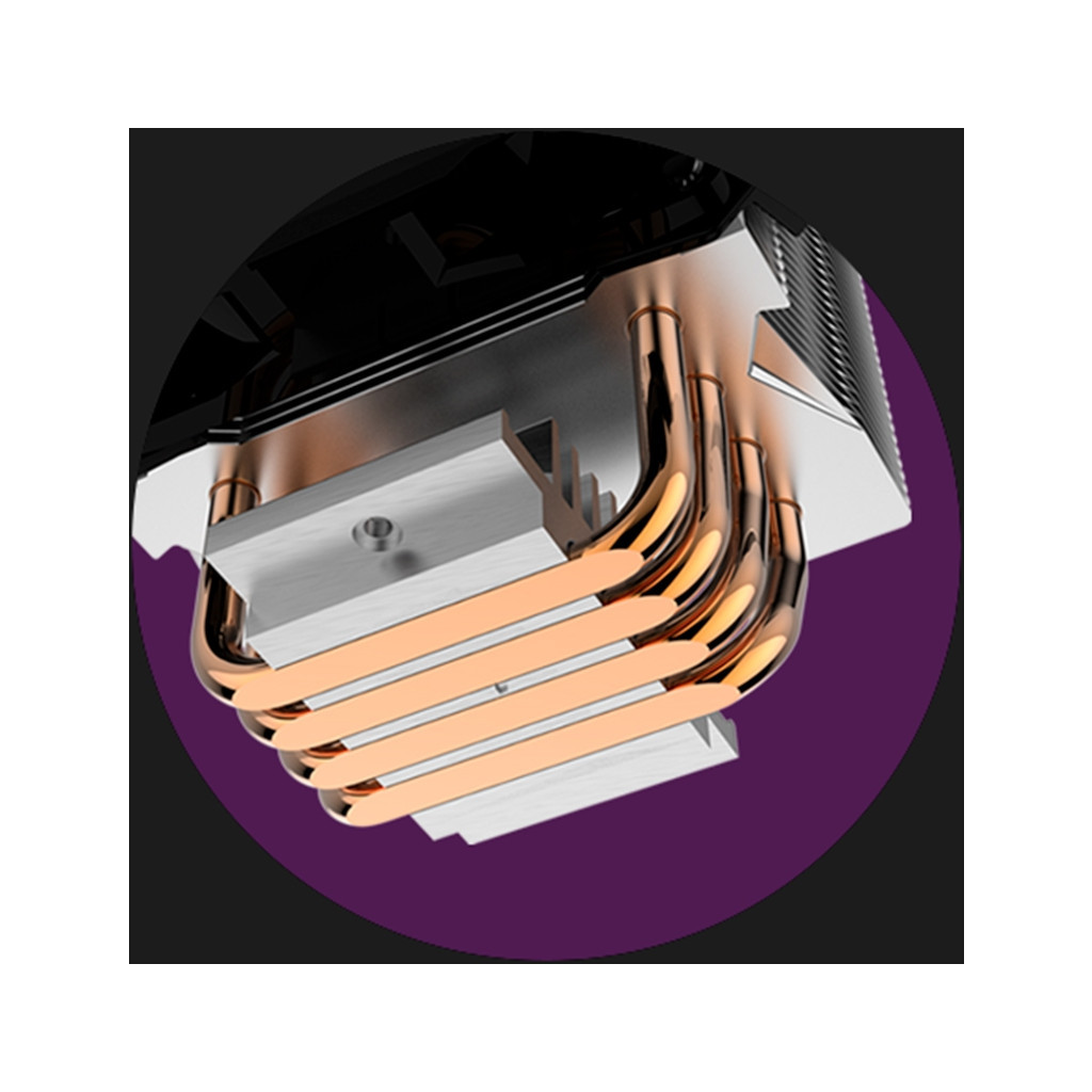 Кулер до процесора CoolerMaster Hyper H410R RGB LED PWM (RR-H410-20PC-R1) - зображення 9