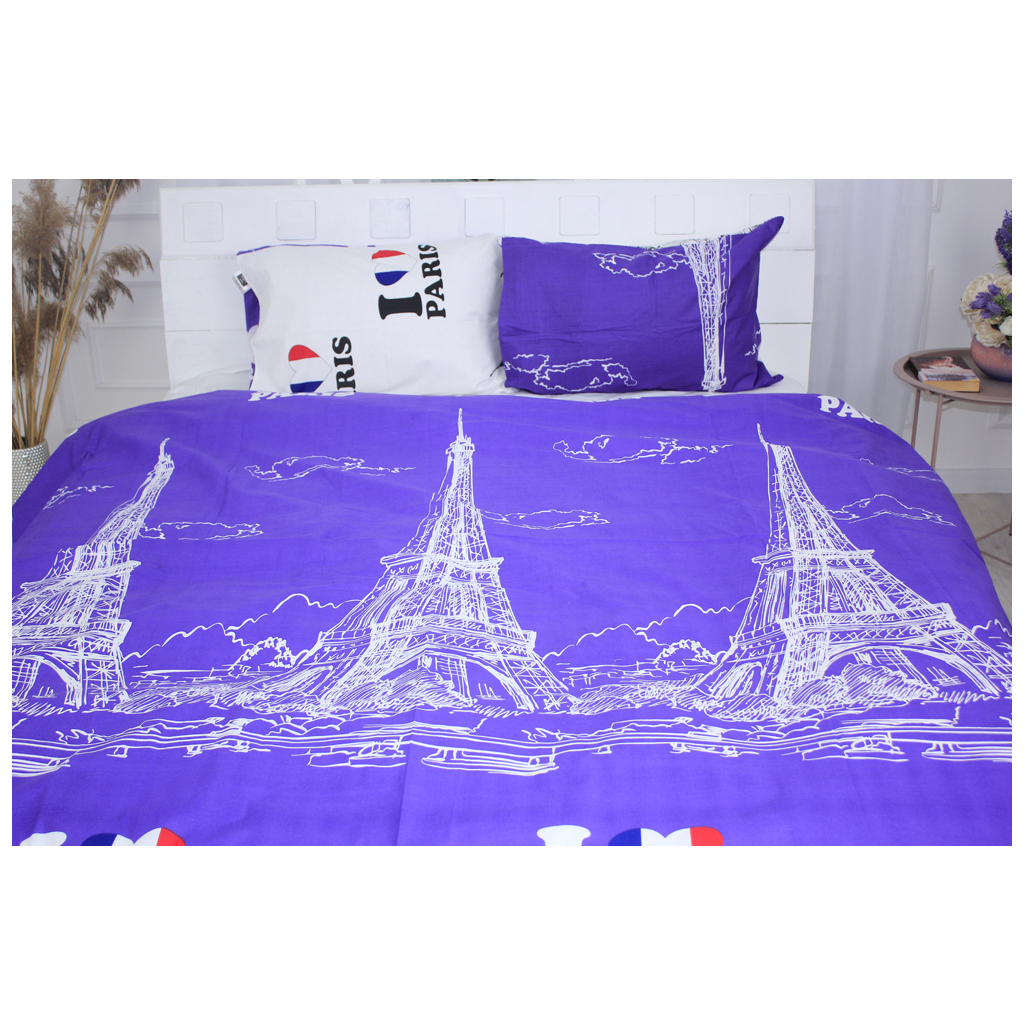 Постільна білизна MirSon Бязь Premium 19-0426 Fucsia 143х210х2 (2200001163157) - зображення 2