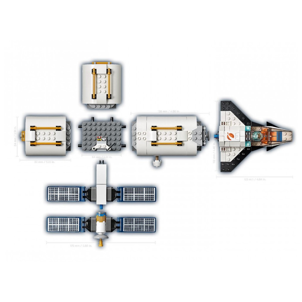 Конструктор LEGO City Місячна космічна станція 412 деталей (60227) - зображення 6