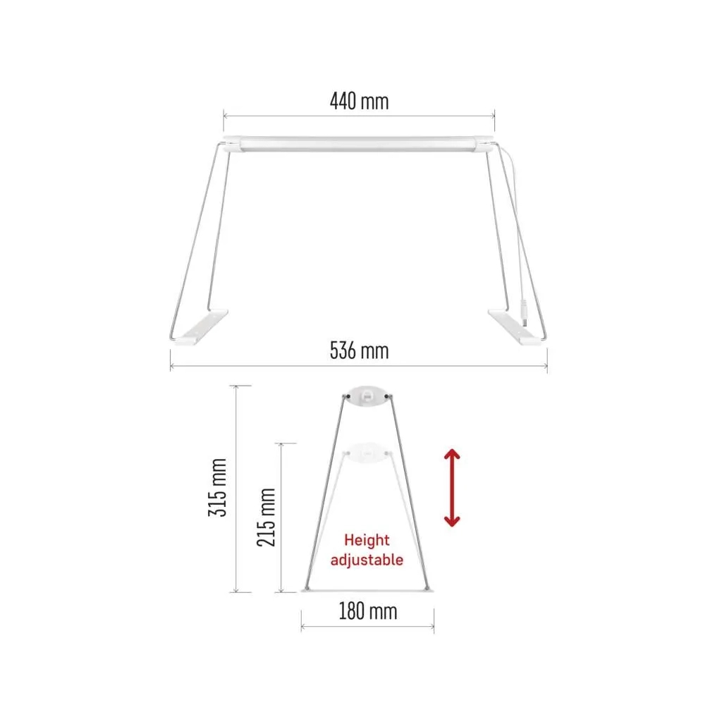 Настільна лампа EMOS LED лампа для рослин 15 W з таймером (Z7903) - picture 7