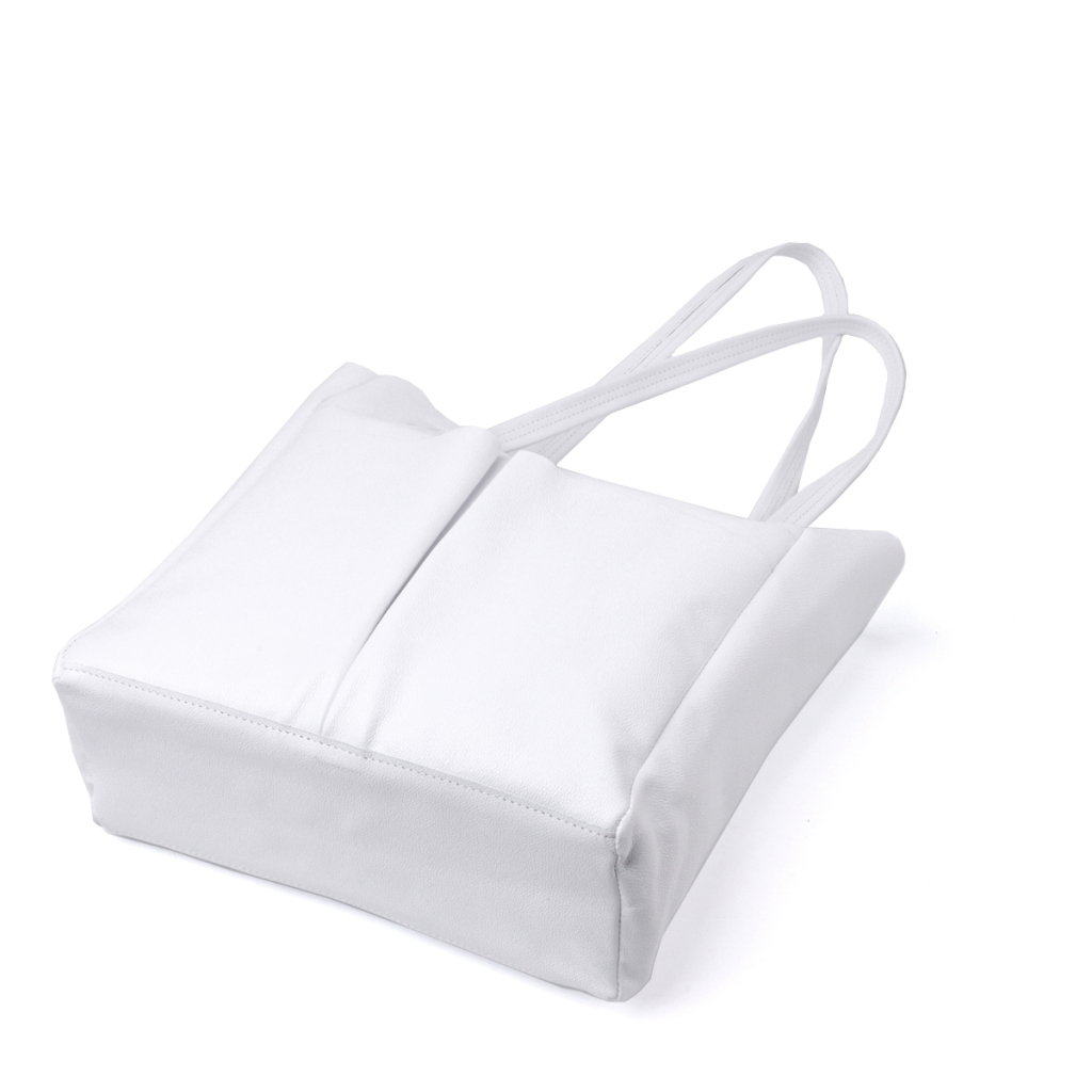 Сумка Shvigel Шоппер з натуральної шкіри Біла (22844) - зображення 8