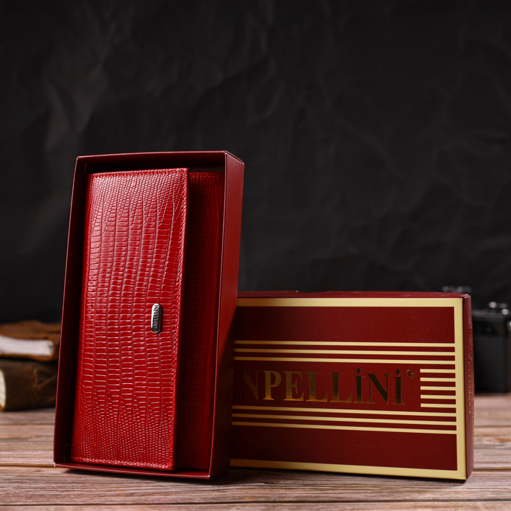 Гаманець Canpellini З натуральної шкіри Червоний (21823) - зображення 10