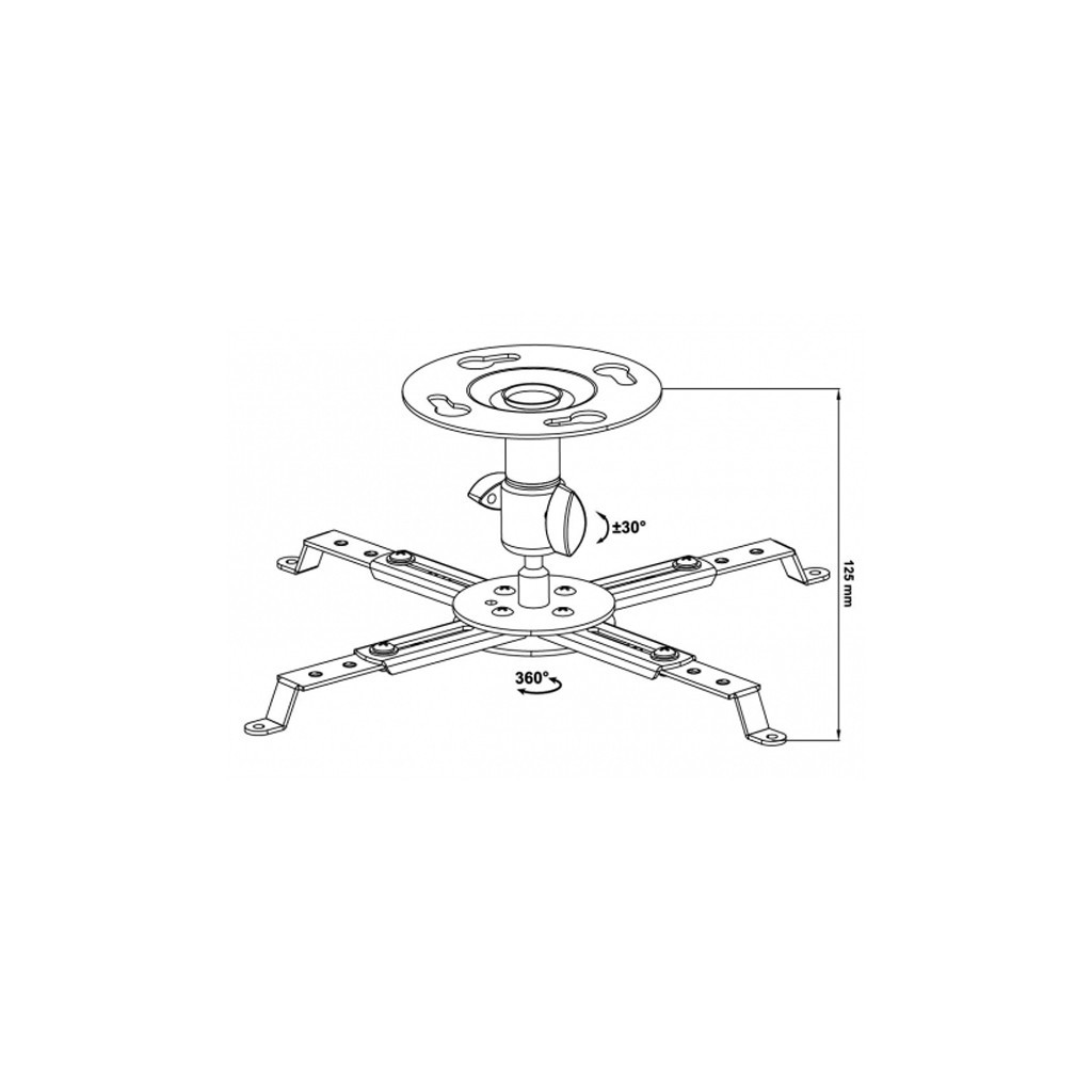Кронштейн до проектора Walfix PB-14W - зображення 2