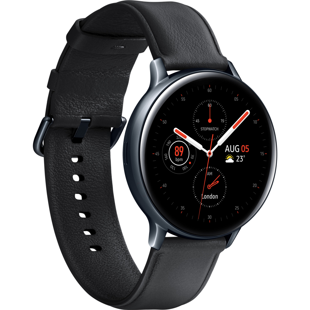 Смарт-годинник Samsung SM-R820S/4 (Galaxy Watch Active2 44mm SS) Black (SM-R820NSKASEK) - зображення 2