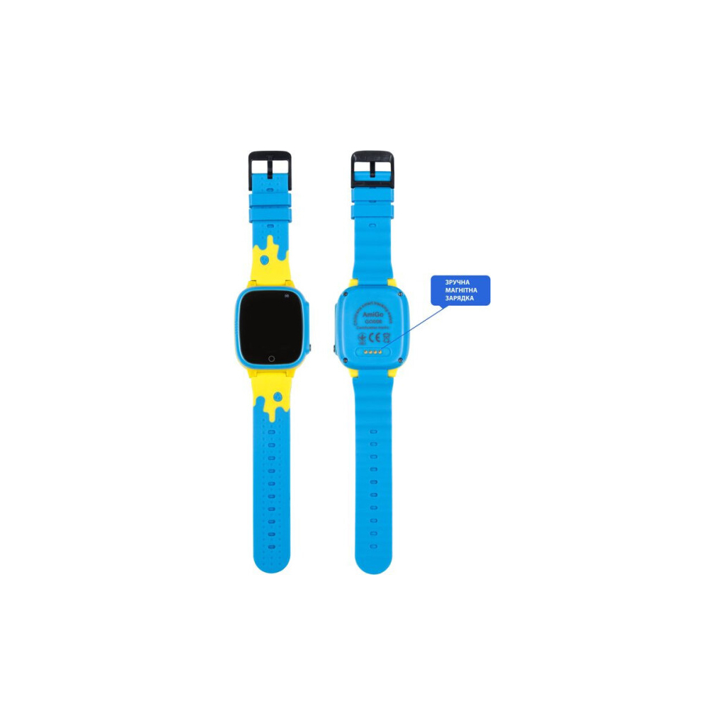 Смарт-годинник Amigo GO008 GLORY GPS WIFI Blue-Yellow (976267) - зображення 5