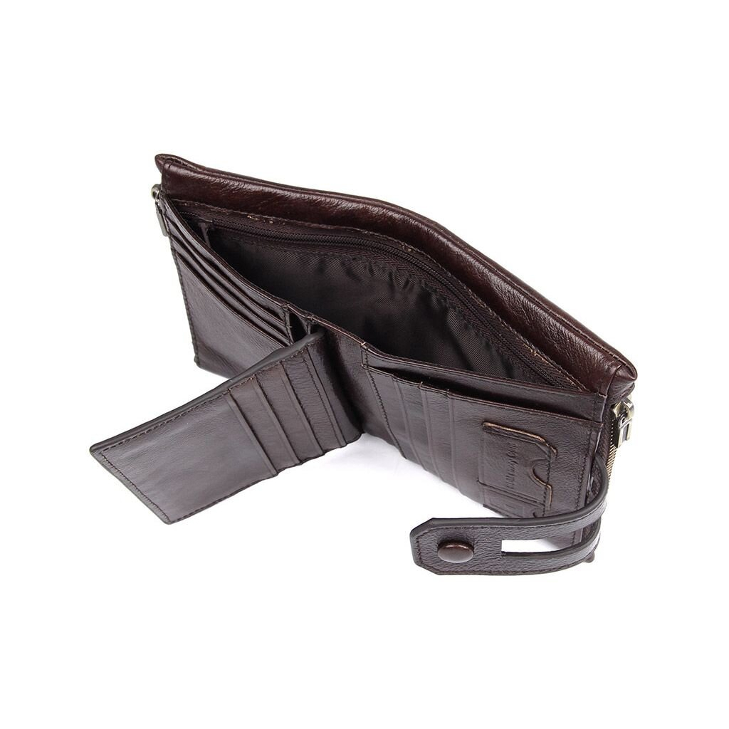 Гаманець Vintage Шкіряний Коричневий (14602) - изображение 10