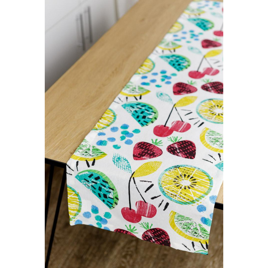 Доріжка на стіл Прованс Red cherries 40х136 (032966) - зображення 2