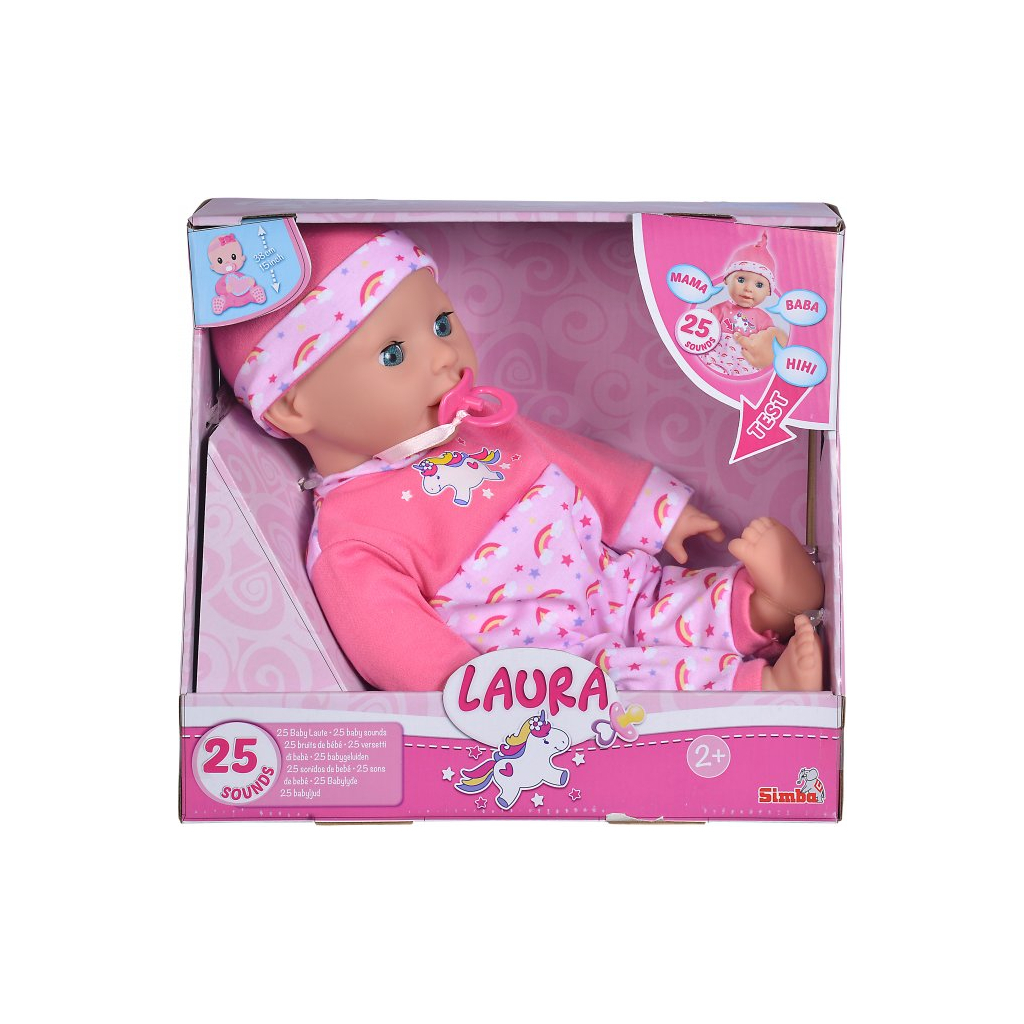 Пупс Simba Лаура. Дитячий сміх, що сміється та розмовляє (5140060) - зображення 5