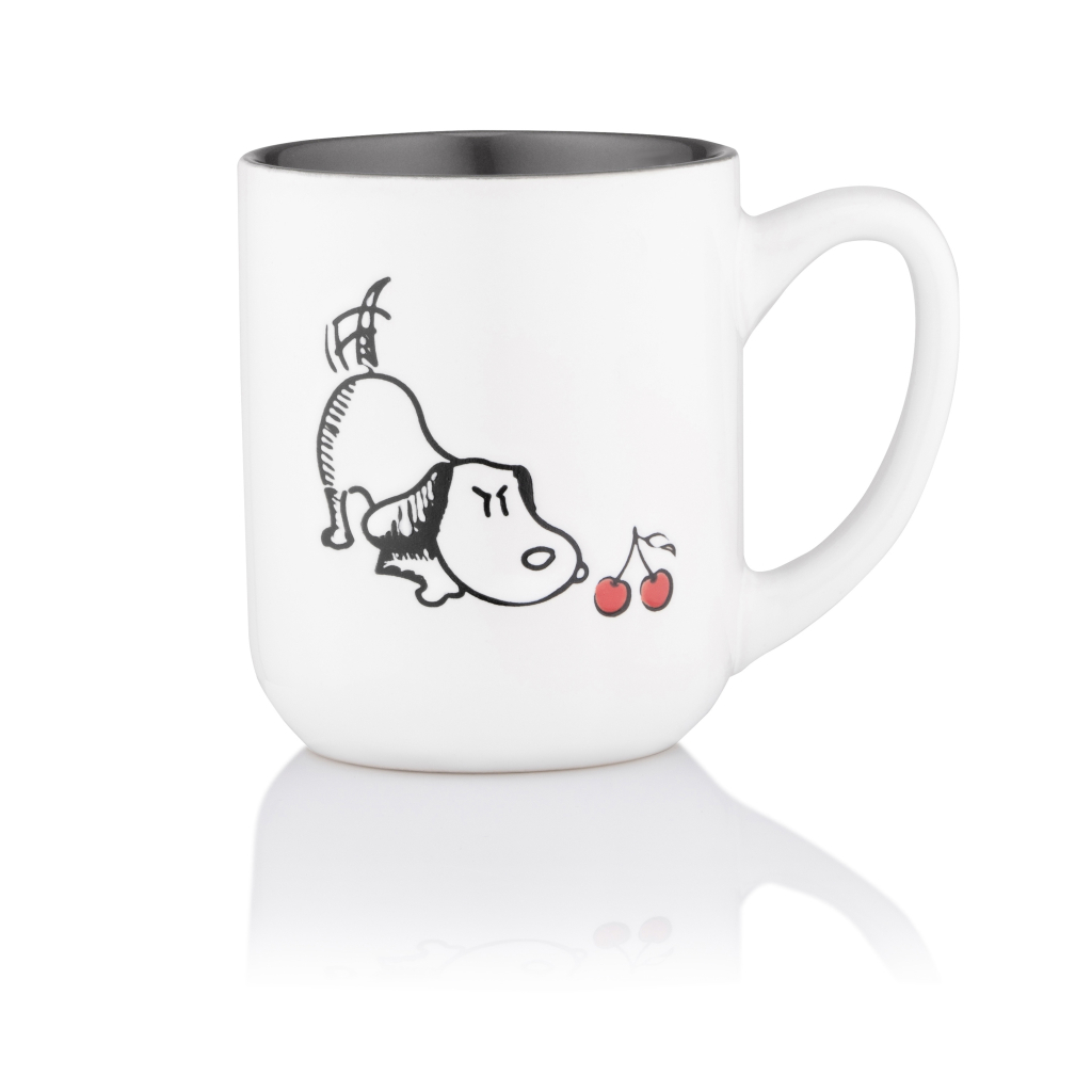 Чашка Ardesto Dog, 380мл, кераміка, біло-сіра (AR3057) - зображення 3