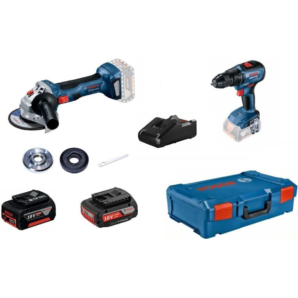 Набір електроіструментів Bosch електичних GSR 18В-50+GWS 180-LI в XL-BOXX (0.615.990.M47) - зображення 1