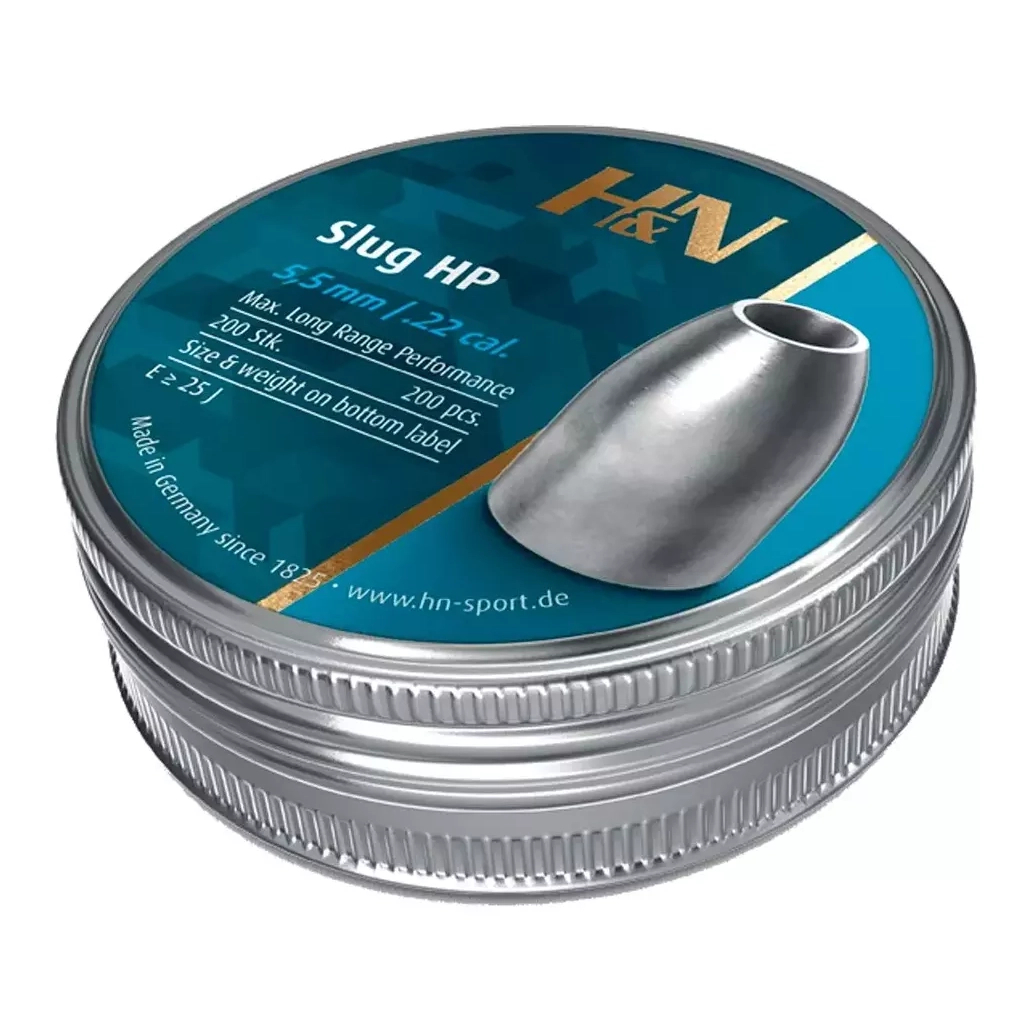 Пульки H&N Slug HP 5,51 мм 200 шт/уп (96355102301) - зображення 1