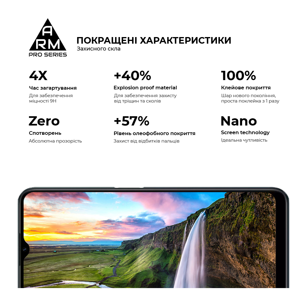 Скло захисне Armorstandart Pro Realme C30/C30s/C33 Black (ARM64728) - зображення 5