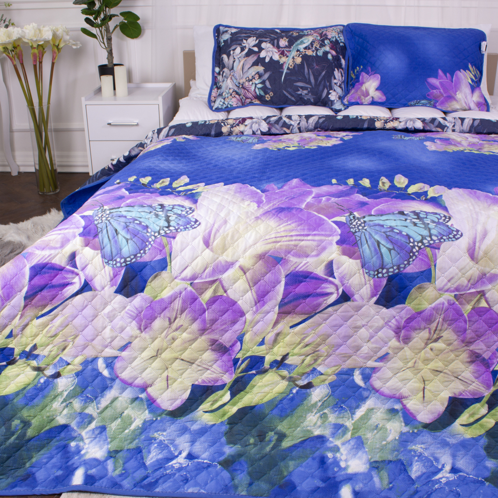 Покривало MirSon набір Print Line №7023 Black watch 150х210 + наволочка 50х70 (2200005375327) - зображення 1