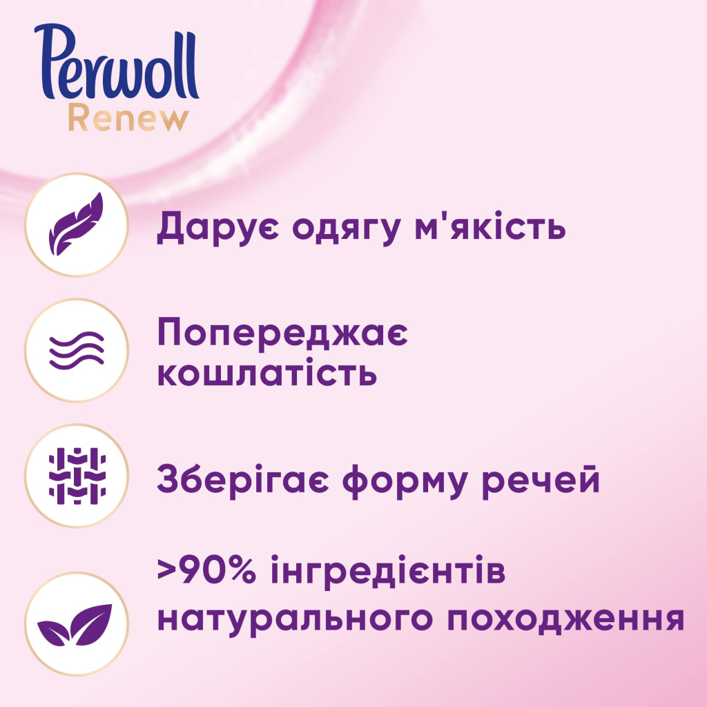 Гель для прання Perwoll Renew Wool для вовни, шовку та делікатних тканин 960 мл (9000101541168) - зображення 2