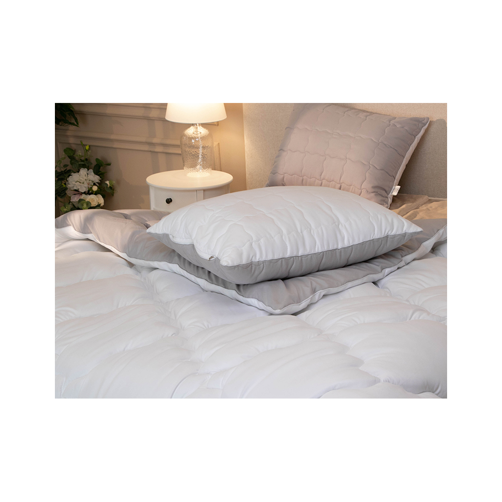 Ковдра Руно зимова силіконова 140 х 205 (321.52_Grey White) - зображення 4