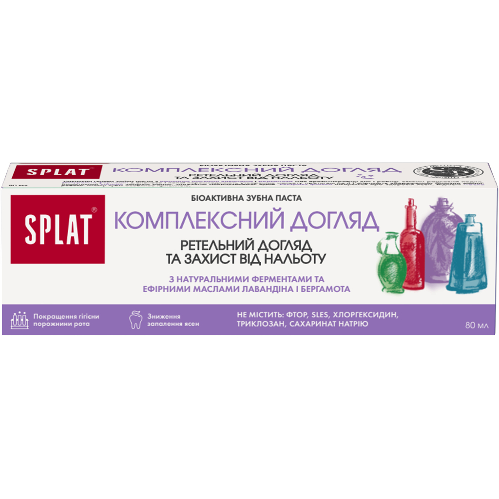 Зубна паста Splat Professional Complete Care Комплексний догляд 80 мл (7640168933401) - зображення 1