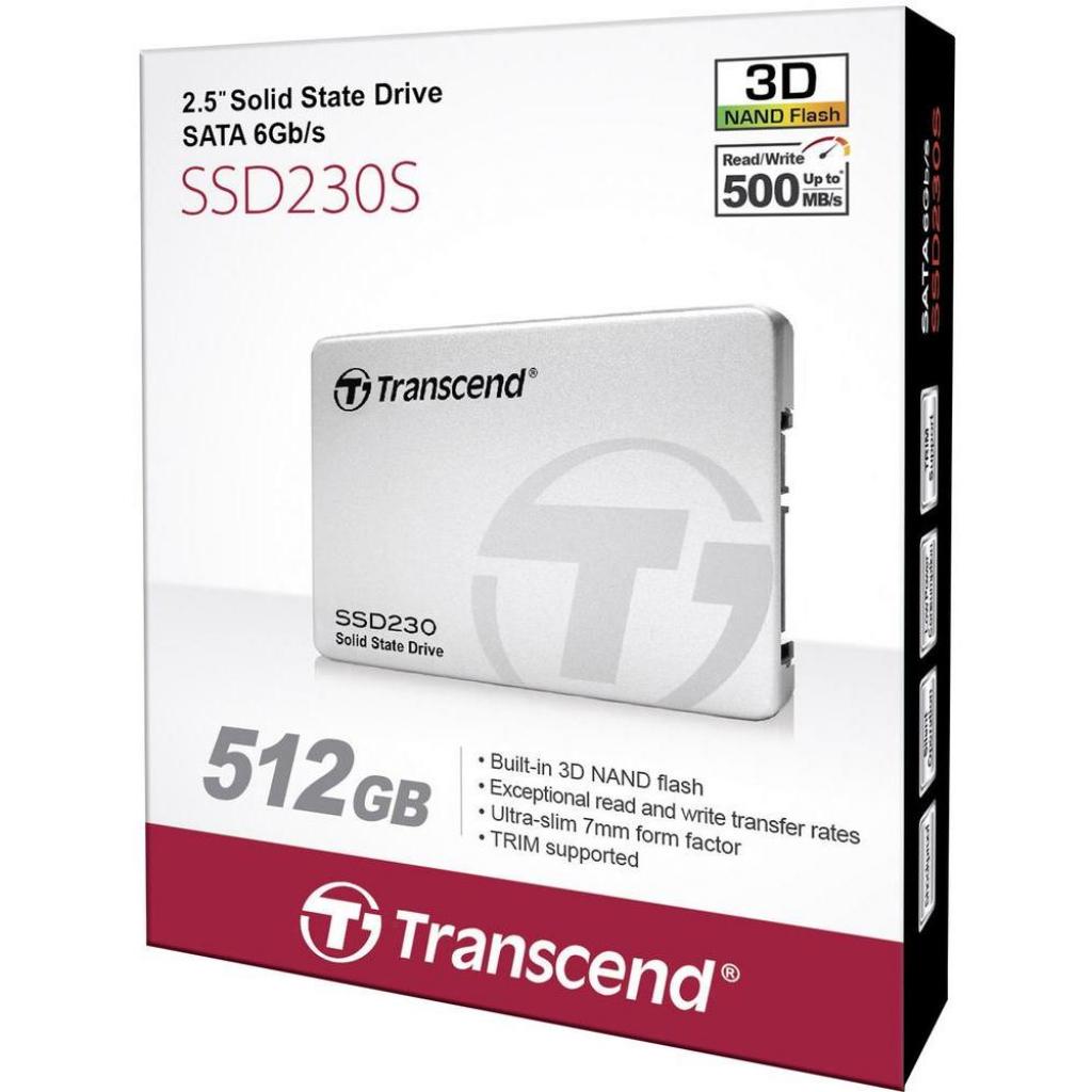 Накопичувач SSD 2.5" 512GB Transcend (TS512GSSD230S) - зображення 4