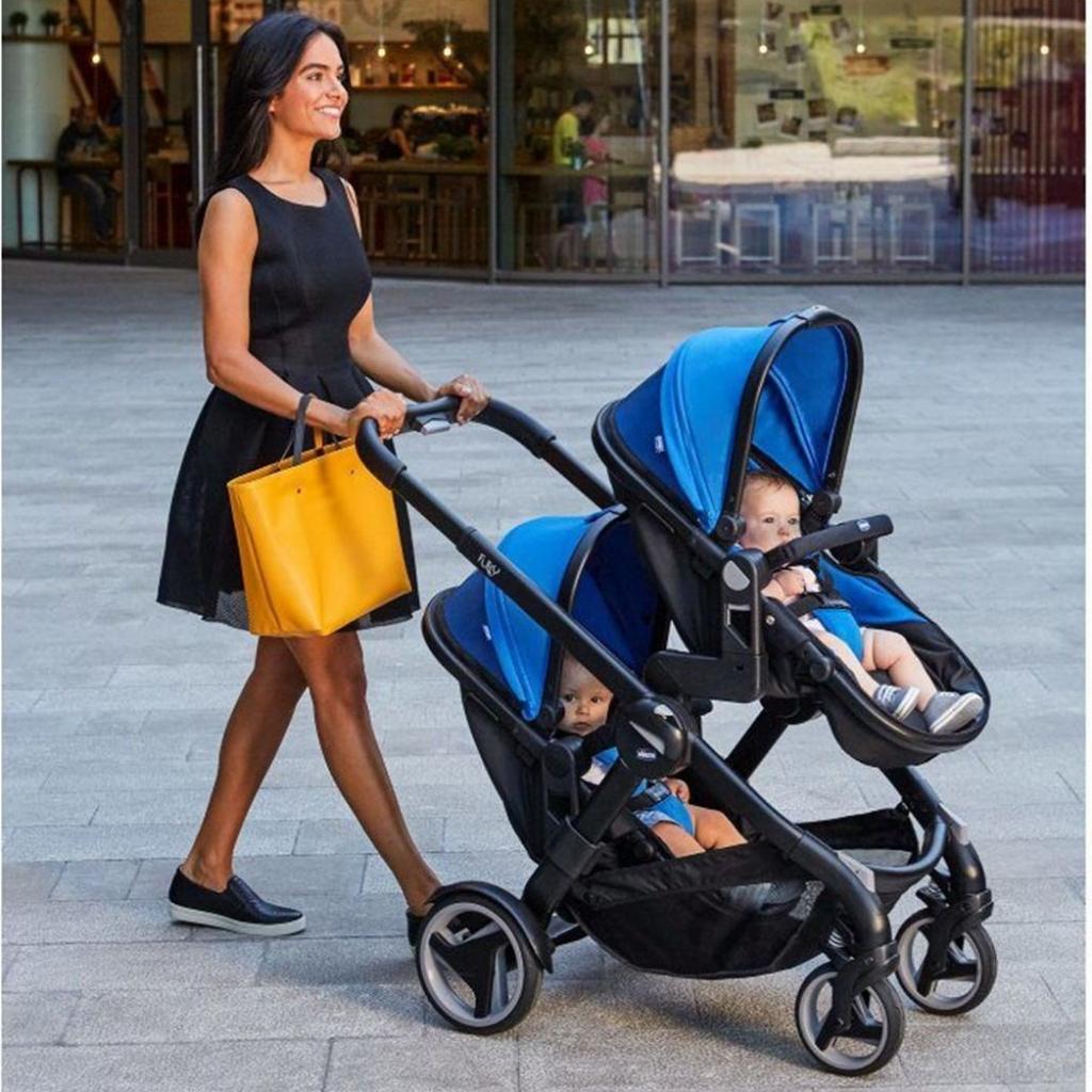 Коляска Chicco Fully Twin Чорно-сіра (79003.85) - зображення 9