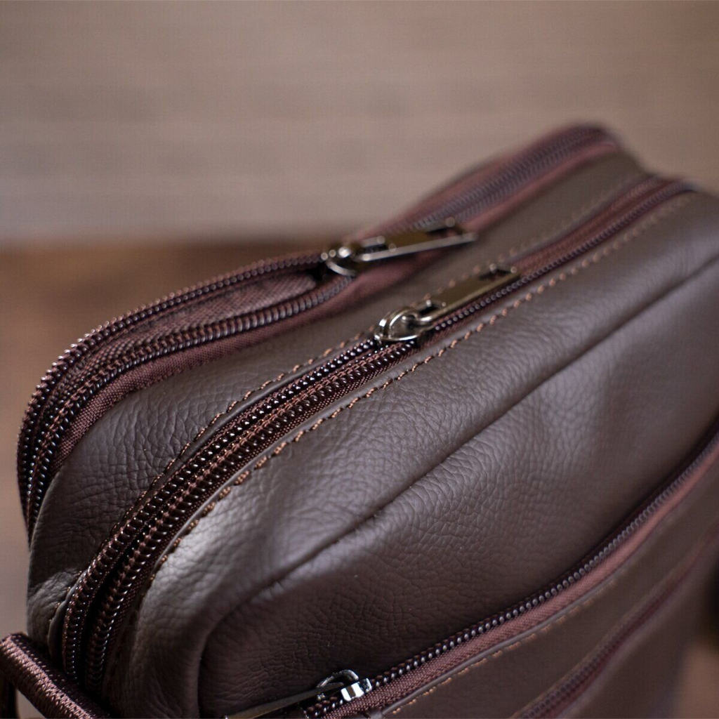 Сумка Vintage Коричнева (14746) - зображення 8