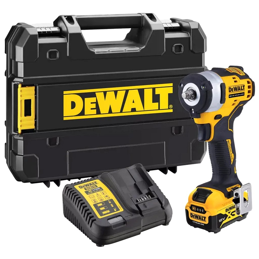 Гайковерт DeWALT 12 В XR Li-lon, 338 Нм, 1 АКБ та ЗП, кейс TSTAK (DCF903P1) - зображення 1