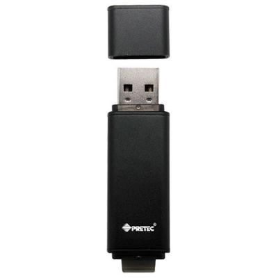 USB флеш накопичувач Pretec 64GB i-Disk Samba Black USB 2.0 (SAM64G-B) - зображення 2