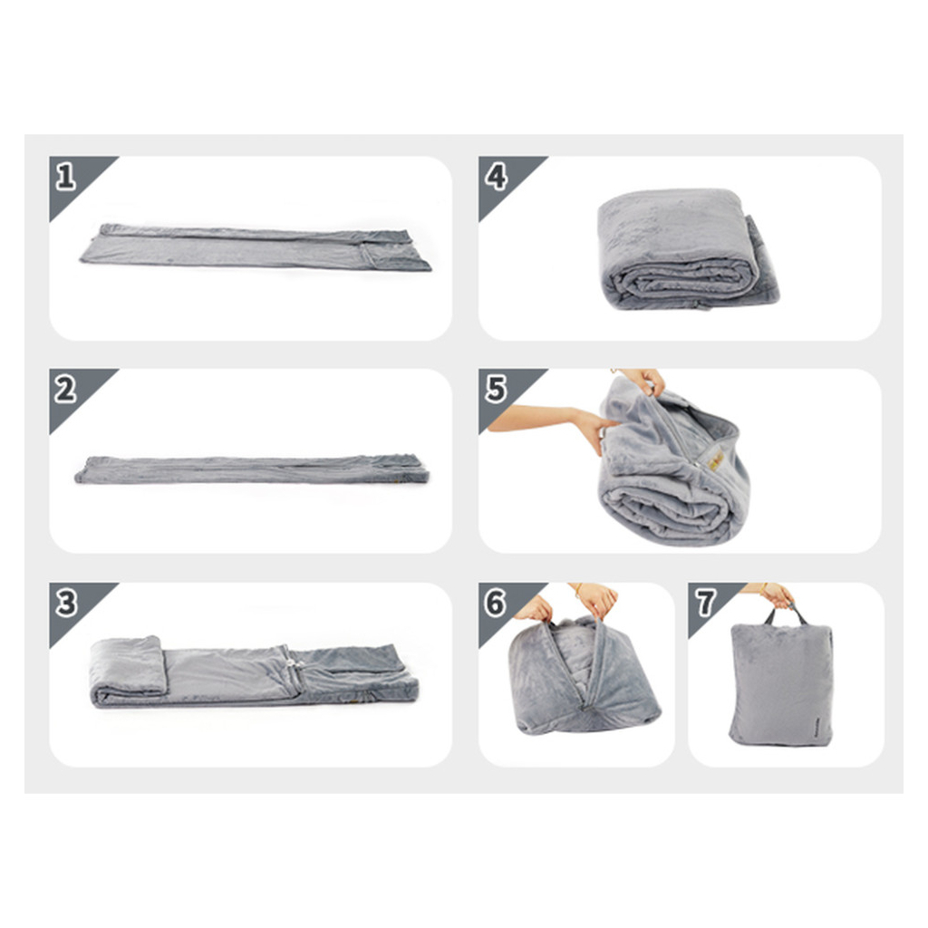 Спальний мішок Naturehike CNK2300SD022, світло-сірий (6976507667333) - зображення 12