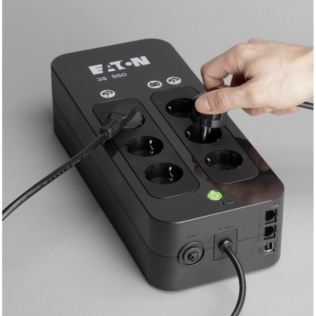 Пристрій безперебійного живлення Eaton 3S 550VA (9400-43157) - зображення 4