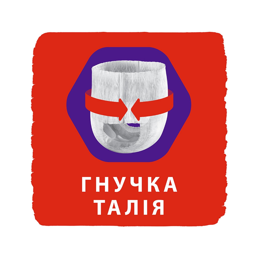 Підгузки Libero UpGo 6 13-20 кг 36 шт (7322541090344) - зображення 6