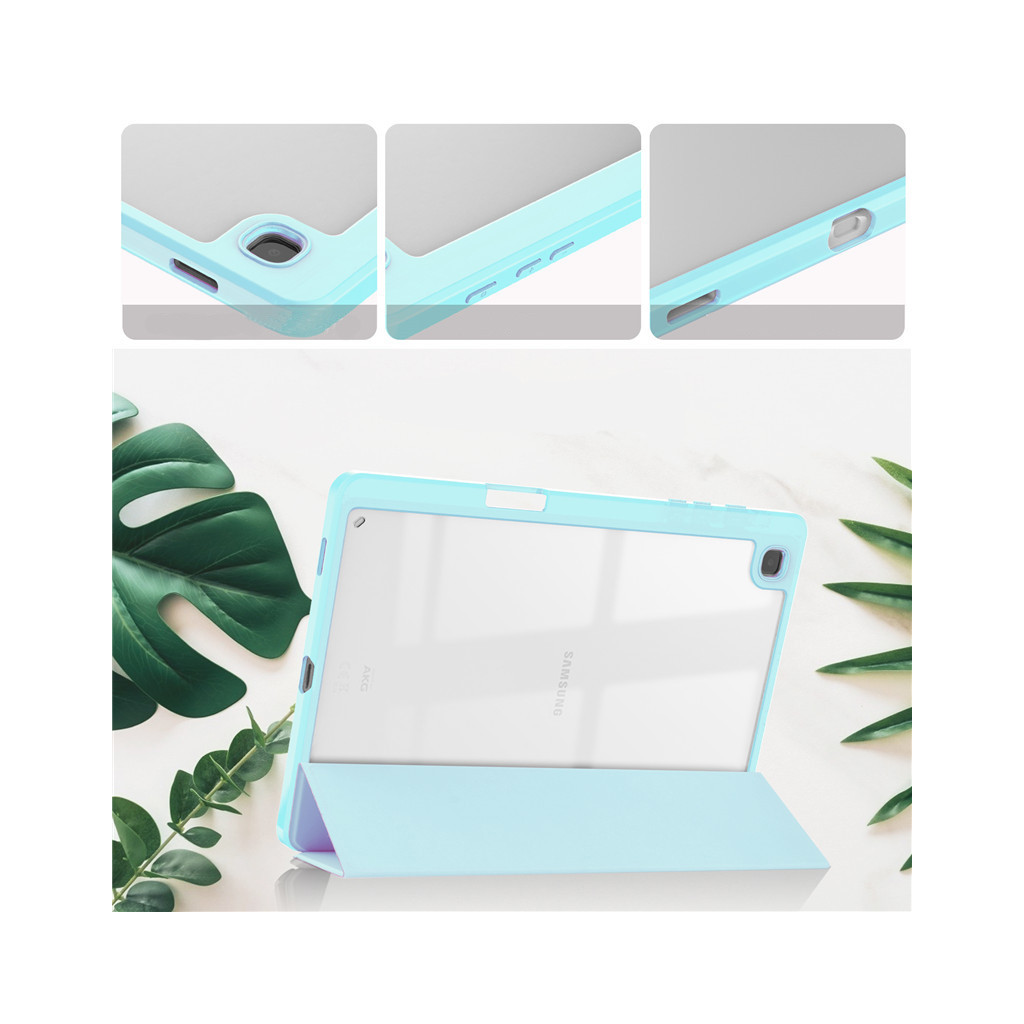 Чохол до планшета BeCover Soft Edge Stylus Mount Samsung Tab S6 Lite (2024) 10.4" P620/P625/P627 Light Blue (710841) - зображення 6