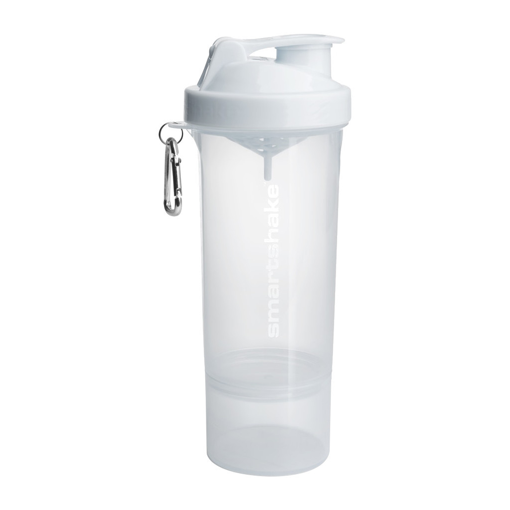 Шейкер спортивний SmartShake Slim 500ml Pure White (10253301) - зображення 1