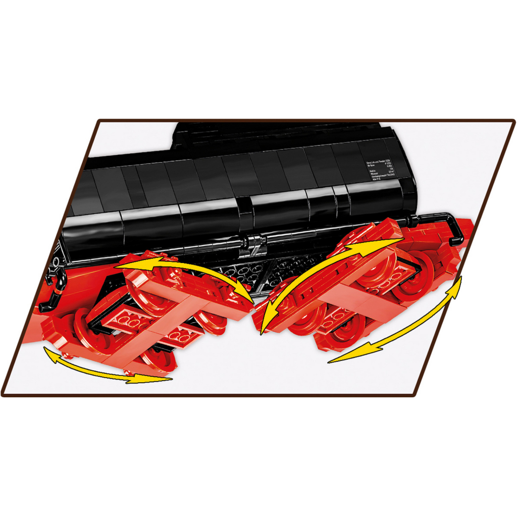 Конструктор Cobi Локомотив DRB Class 52 Ексклюзивний набір 1:35, 2623 деталей (COBI-6280) - зображення 3