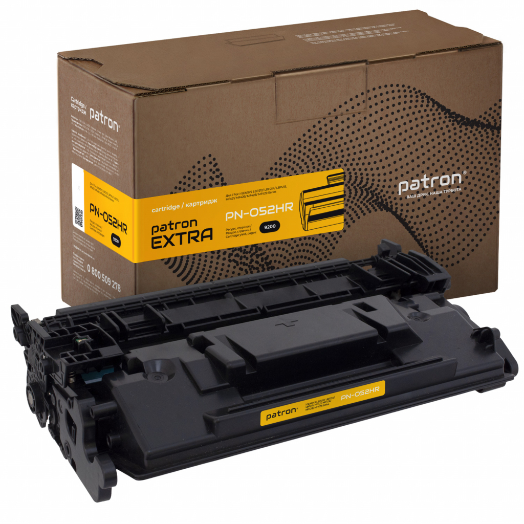Картридж Patron CANON 052H Extra (PN-052HR) - зображення 1