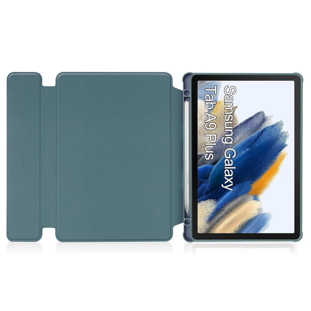 Чохол до планшета BeCover Keyboard 360° Rotatable Samsung Tab A9 Plus SM-X210/SM-X215/SM-X216 11.0" Dark Green (710331) - зображення 4