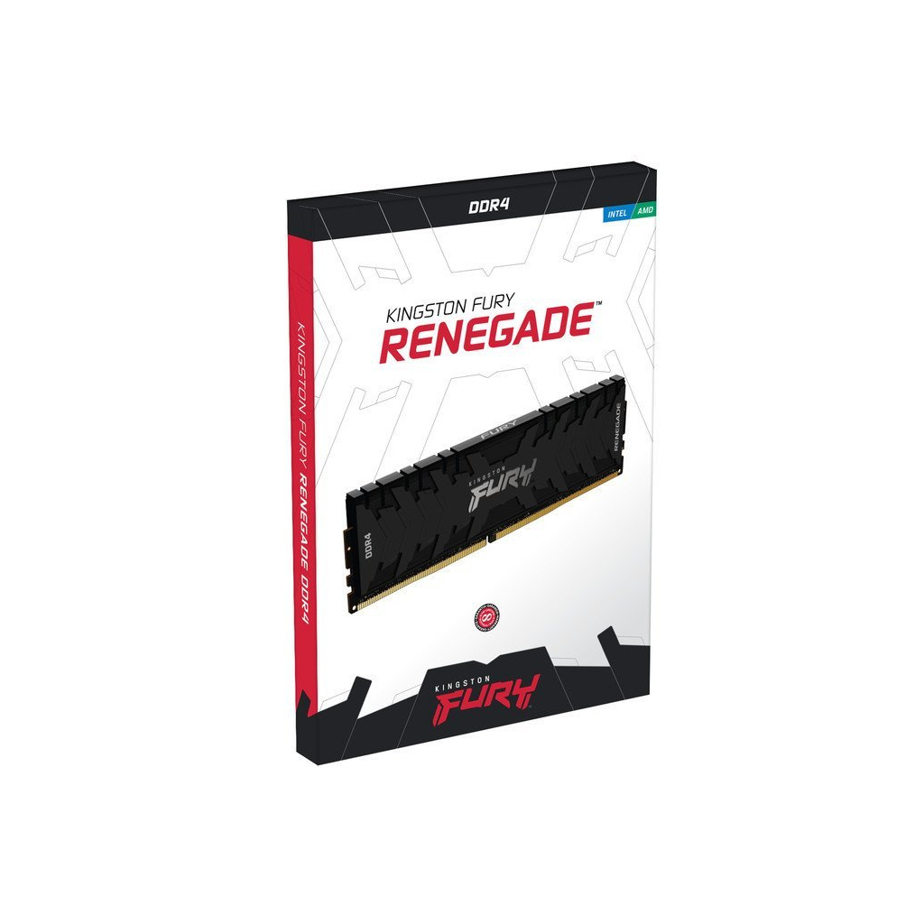 Модуль пам'яті для комп'ютера DDR4 16GB 3200 MHz FURY Renegade Black Kingston Fury (ex.HyperX) (KF432C16RB1/16) - зображення 4
