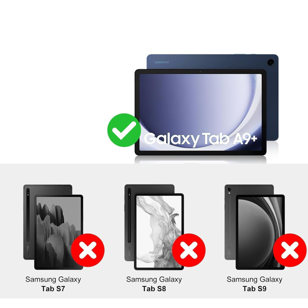 Чохол до планшета BeCover Keyboard+TouchPad Samsung Tab A9 Plus SM-X210/SM-X215/SM-X216 11.0" Black (712411) - зображення 7