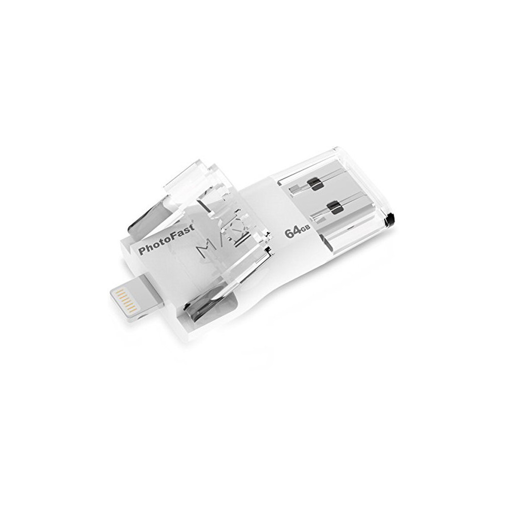 USB флеш накопичувач PhotoFast 64GB i-Flashdrive MAX White USB/Lightning (IFDMAX64GB) - зображення 5
