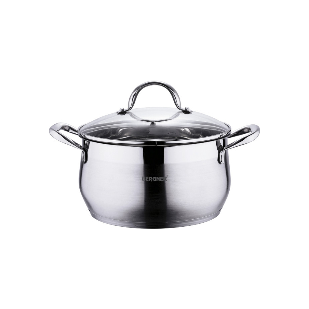 Каструля Bergner Gourmet, з кришкою 5.6 л (BG-6508) - зображення 1