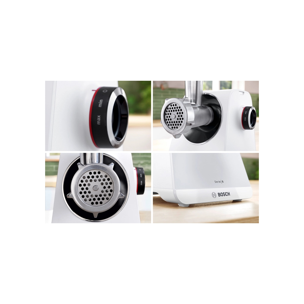М'ясорубка Bosch MFWS607W - зображення 4