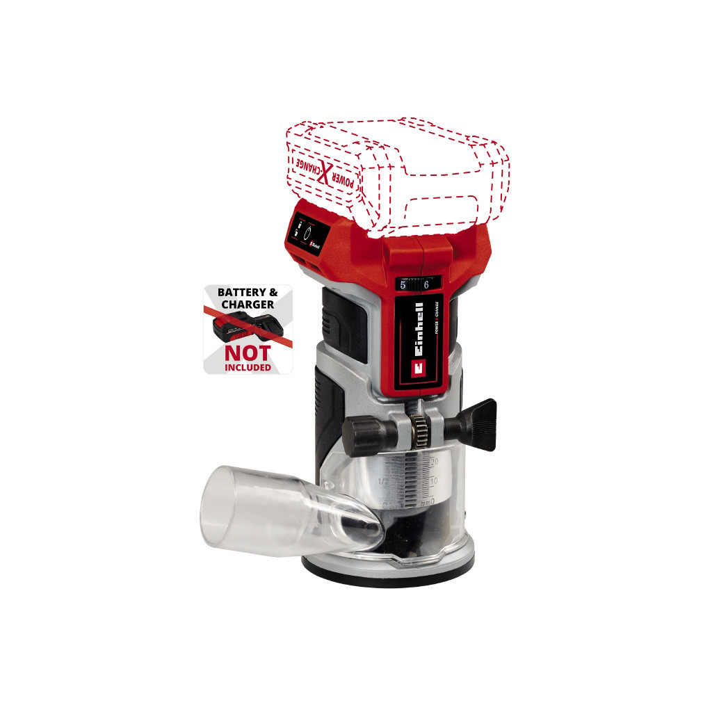 Фрезер Einhell кромковий TP-ET 18 Li BL (без АКБ та ЗП) (4350412) - изображение 2