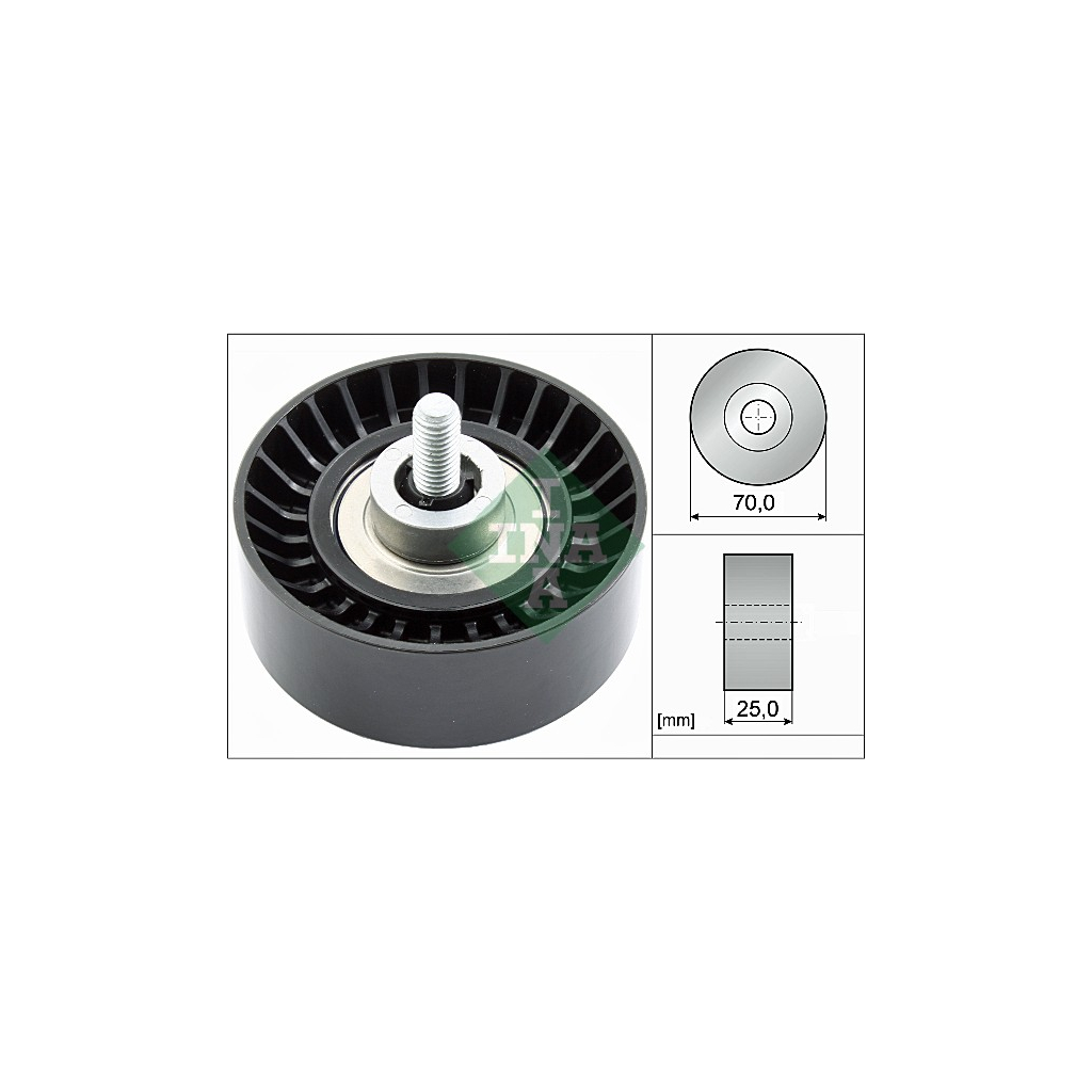 Ролик натягувача ременя INA 532 0655 10 - зображення 1