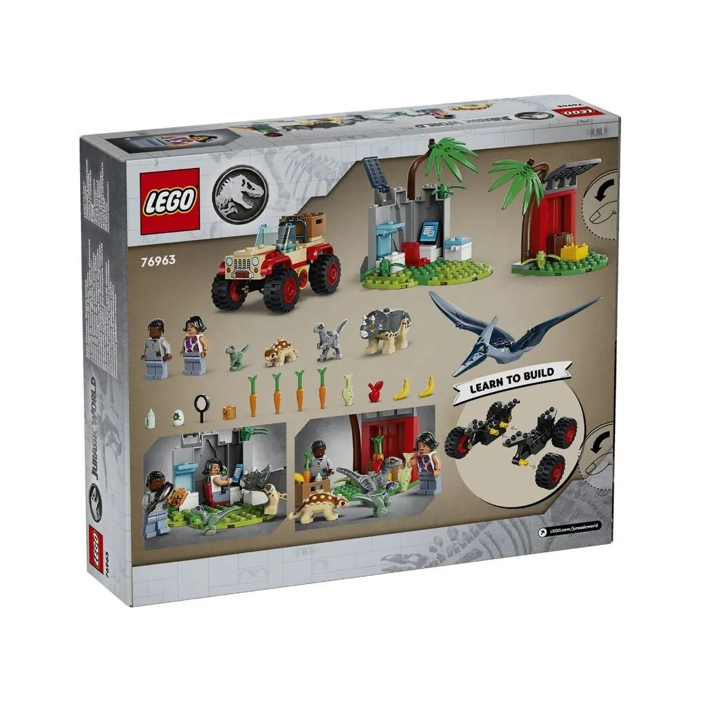 Конструктор LEGO Jurassic World Центр порятунку малюків динозаврів (76963) - зображення 9