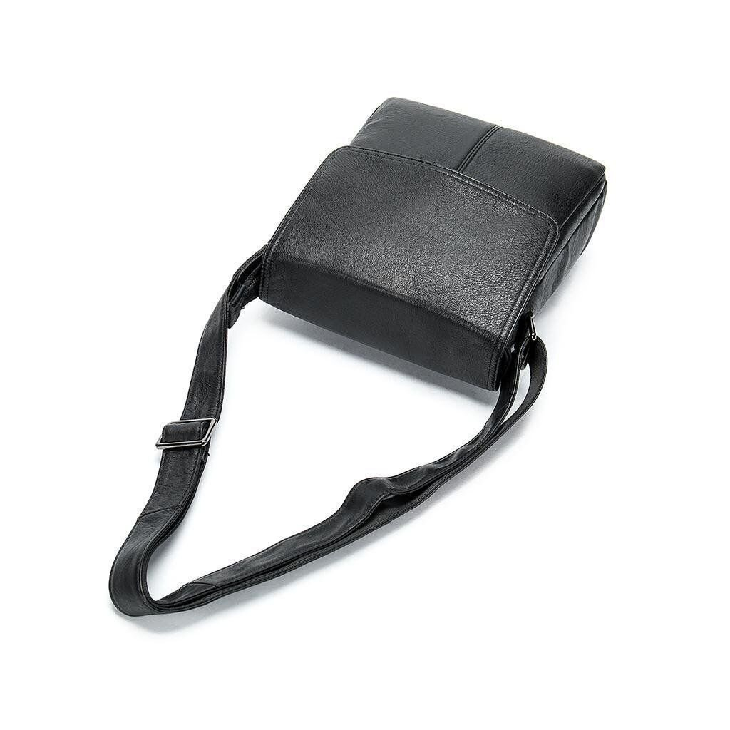 Сумка Vintage Шкіряна Чорна (20015) - зображення 11