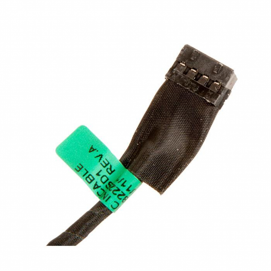 Роз'єм живлення ноутбука з кабелем для HP PJ467, PJ551 (7.4mm x 5.0mm + center pin), Универсальный (A49066) - зображення 3