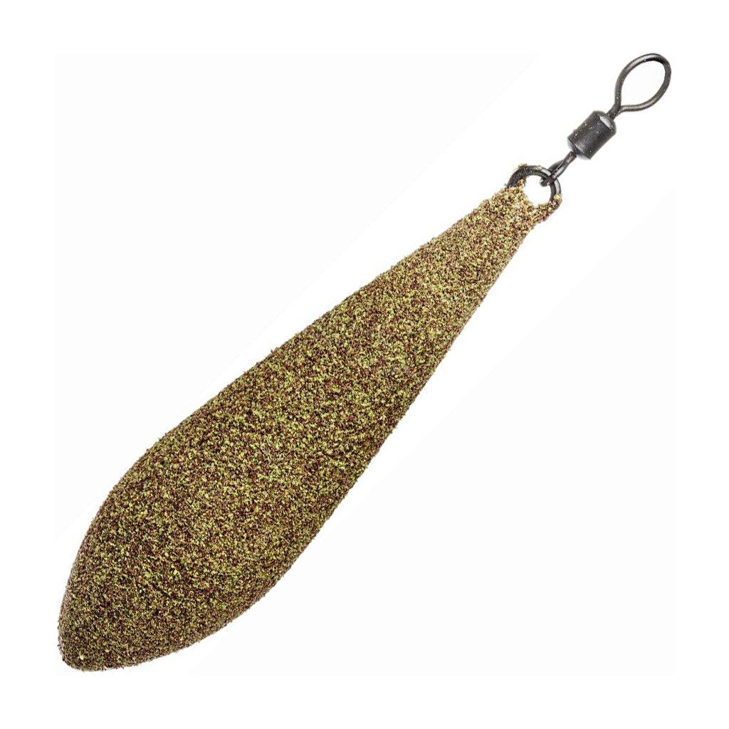 Грузило Brain fishing Long Cast "Muddy Green" 100g (1858.10.75) - зображення 1