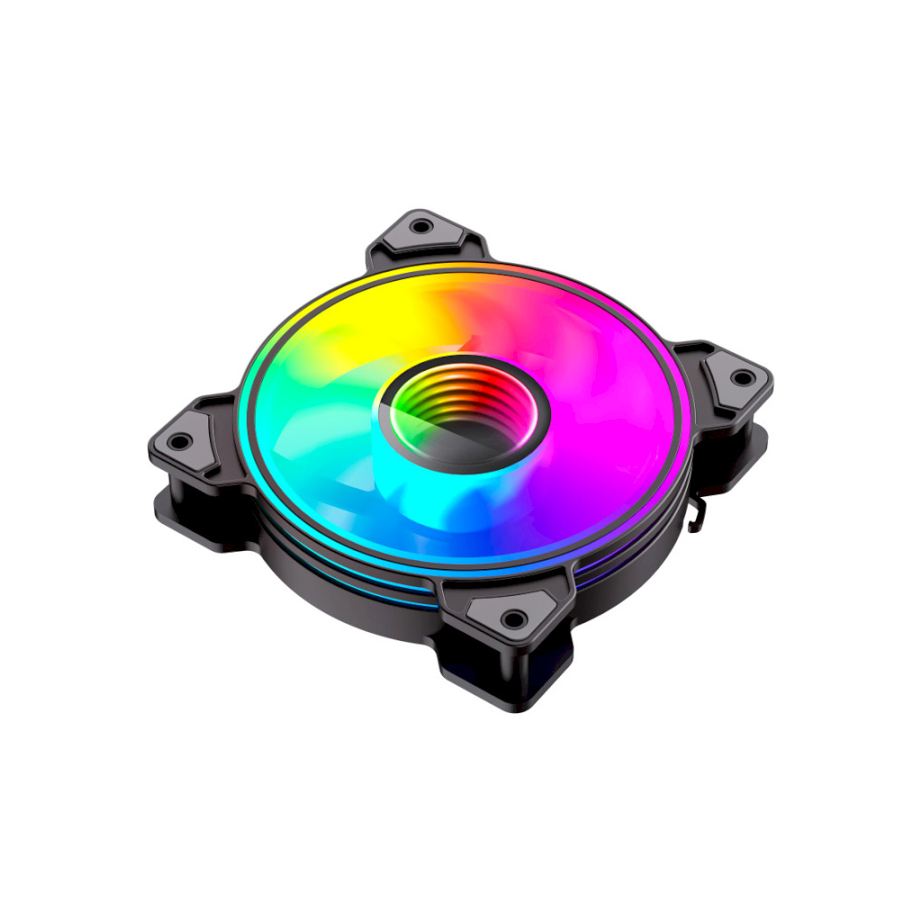 Кулер до корпусу Gamemax Dual Ring Infinity BK - зображення 4