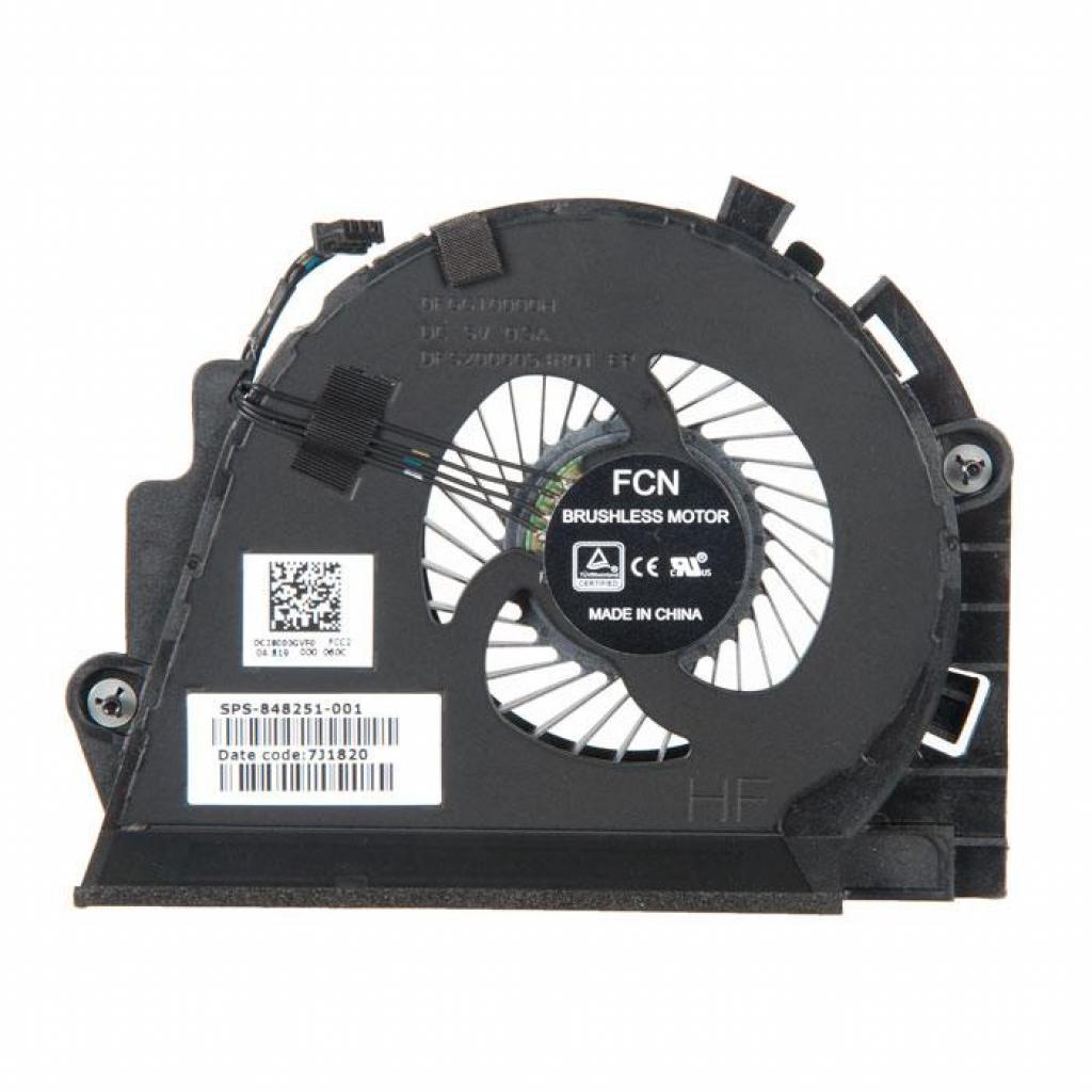 Вентилятор ноутбука HP ZBook 15 G3 (848251-001) DC(5V, 0.5A), 4pin (до процесора) (A48465) - зображення 1