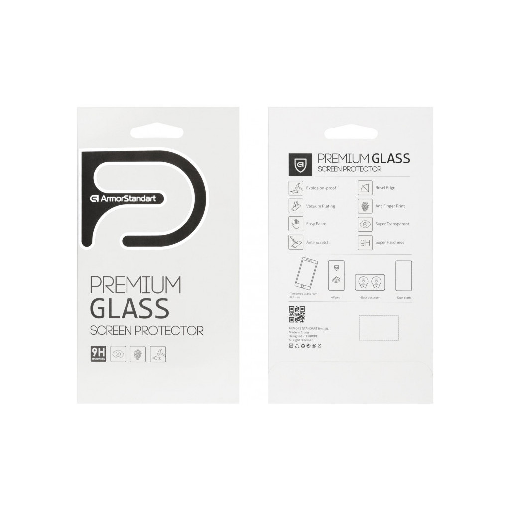 Скло захисне Armorstandart 3D PREMIUM Apple iPhone SE New/8/7 White (ARM49390) - зображення 2