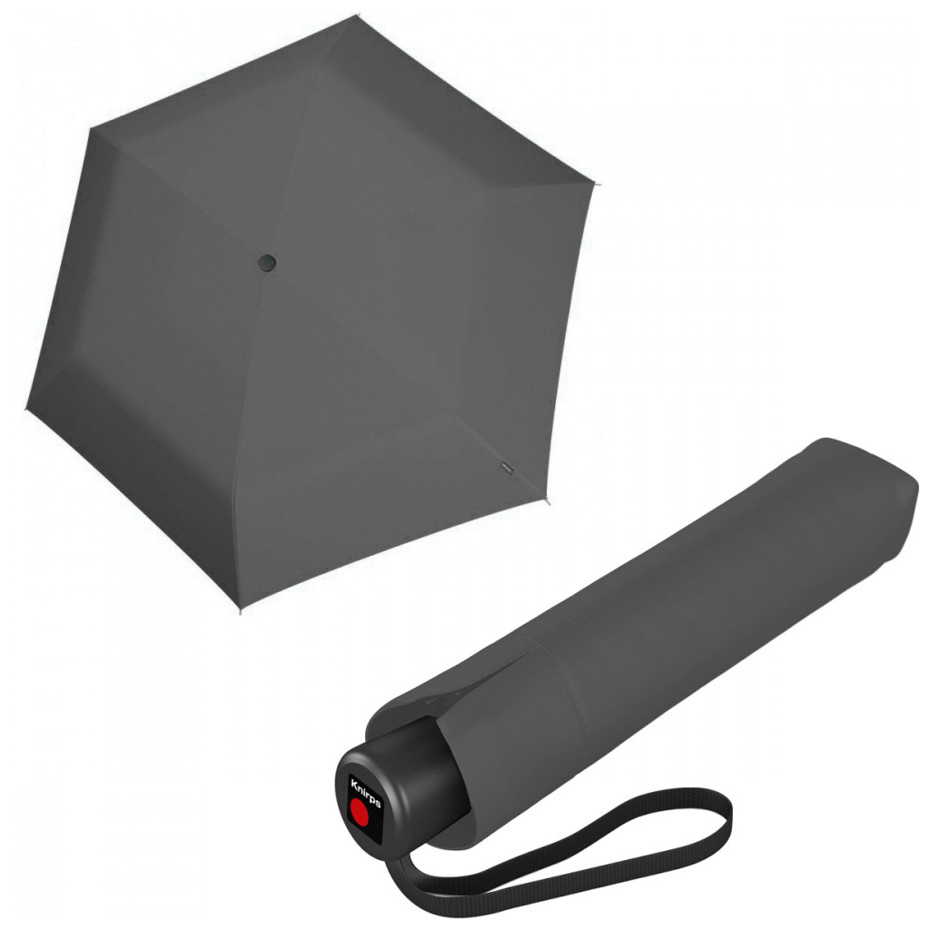 Парасоля Knirps C.056 Small Manual Dark Grey (Kn95 8056 0800) - зображення 1